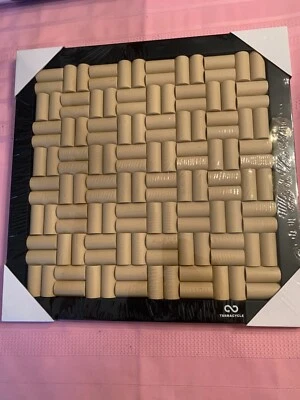 NEW TERRACYCLE WINE CORK Bulletin BOARD Plain corkboard painting notepad - Image 1 of 2
