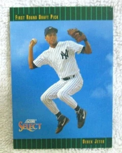 DEREK JETER RC 1993 SELECT ROOKIE CARD#360!NY YANKEES SS RC GOAT HOF - Picture 1 of 2