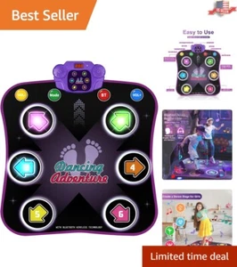 Non-Slip Dance Mat with Bluetooth & Light-up Buttons - Perfect Gift for Kids! - Picture 1 of 10