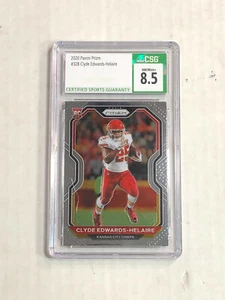 CLYDE EDWARDS-HELAIRE 2020 Panini Prizm BASE RC #328! CSG NM-MT+ 8.5! HUGE SALE! - Picture 1 of 2