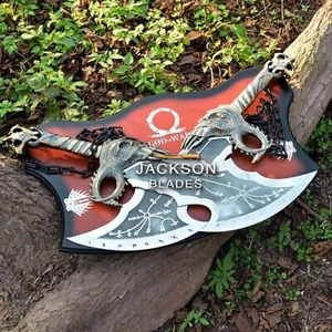 Kratos Blades of chaos - God of War twin blades with chain golden edition For BF - Picture 1 of 15