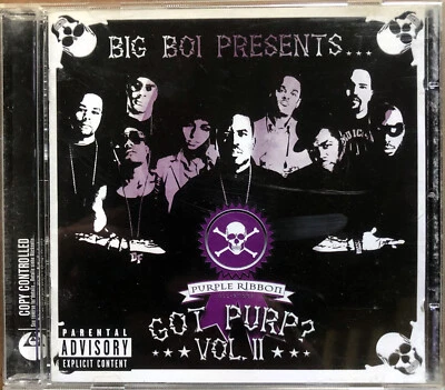 Purple Ribbon All-Stars Big Boi Presents...Got Purp?, Vol. 2 (CD, 2005) AS NEW - Image 1 of 4