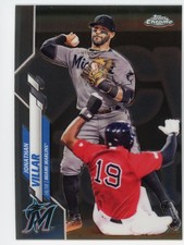2020 Topps Chrome   Jonathan Villar #75 Miami Marlins