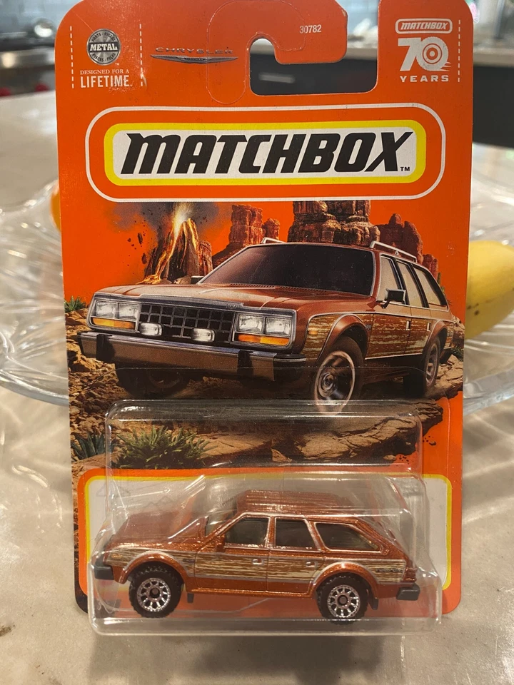 1980 AMC Eagle Wood Panel Wagon Matchbox 2023 - Brown - Image 1 of 1