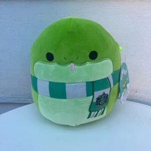 Squishmallows 10 Zoll Slytherin Schlange Harry Potter Zauberer Plüsch grüner Schal, NEU Neu mit Etikett - Bild 1 von 15