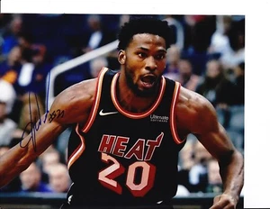 MIAMI HEAT JUSTICE WINSLOW FIRMATO 8X10 - Foto 1 di 1