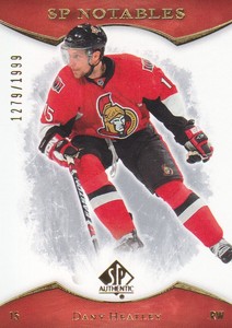 2007-08 SP Authentic Hockey #122 Dany Heatley 1279/1999