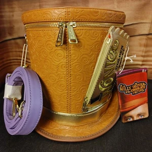 Loungefly Willy Wonka Exclusive Topy Top Hat Crossbody Bag - BNWT - Picture 1 of 4