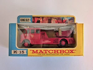 Matchbox King Size K-15 Merryweather Fire Engine - circa 1968 - Picture 1 of 6