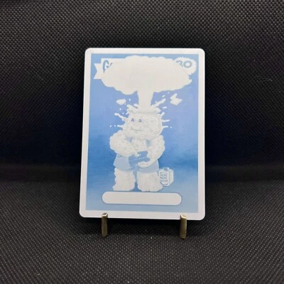 Garbage Pail Kids 2015 30th Anniversary 1st Corroded Carl Cyan Printing Plate - Image 1 of 2