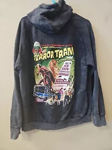2023 Universal Studios Med Hoodie Sweatshirt Halloween Horror Nights Terror Tram - Picture 1 of 3