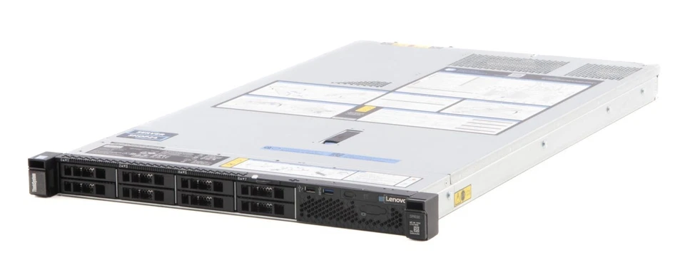 Lenovo ThinkSystem SR630 2x Gold 6130, 576GB RAM, 8x480GB SSD, 930-8i Raid Card. - Image 1 of 1