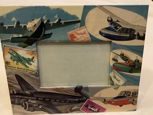 Imagen de marco de foto de avión de pasajeros vintage 5,5 x 3,5 - Imagen 1 de 9