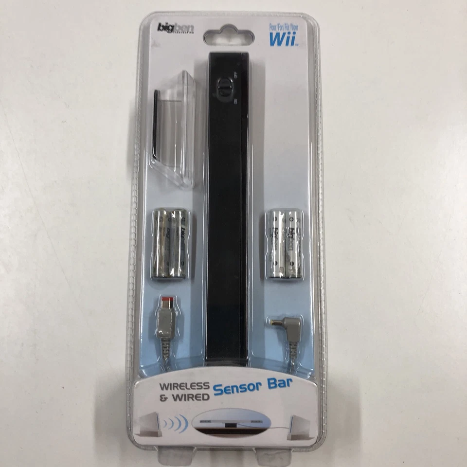 BIG BEN NEUF NEW sensor bar capteur wiimote sans fil ou avec nintendo WII WII U manette