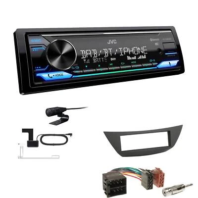JVC Digital Radio DAB Bluetooth für Renault Megane I Megane Scenic dunkelgrau - Bild 1 von 4