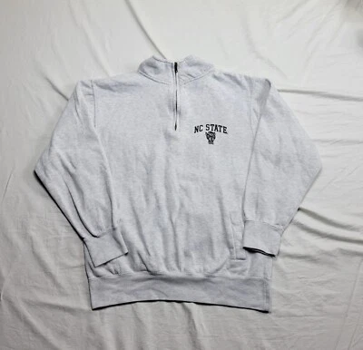 Moletom feminino NC State tamanho médio gola simulada MV esporte manga longa - Imagem 1 de 4