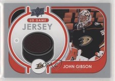 2021-22 Upper Deck Series 1 UD Game Jersey John Gibson #GJ-JG