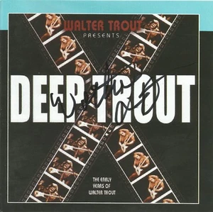 Deep Trout* por Walter Trout (CD, 2006, Ruf) Original Firmado - Imagen 1 de 3