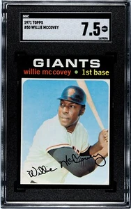 1971 TOPPS Baseball #50 WILLIE MCCOVEY SGC 7.5 NRMT+ - Picture 1 of 2