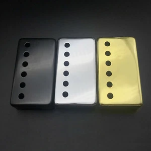 2 Brass Guitar Humbucker Pickup Covers 50 49.2 52mm for Les Paul Epiphone Gibson - Picture 1 of 20