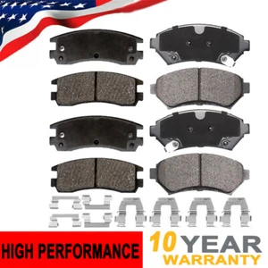 Front & Rear Ceramic Brake Pads Kit for Regal Chevy Impala Monte carlo Montana - Foto 1 di 6