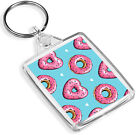 Pink Glazed Ring Donut's Keyring - IP02 - Heart's Valentine's Sweet Giftt #12713