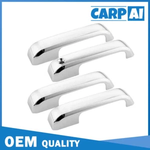 4Pcs Exterior Left Door Handle Cover for 2015-20 Ford F-350 F-250 Chrome Plastic - Picture 1 of 8