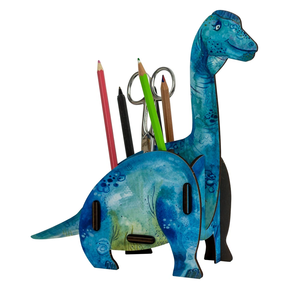 Werkhaus Stiftebox Dino Brachiosaurus Stiftehalter (ohne Inhalt) Stifteköcher - Bild 1 von 1