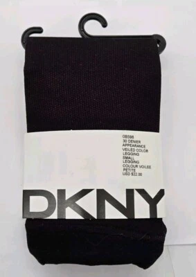 New DKNY Leggings Size Medium Denier Appearance Veiled Color Voilee - Image 1 of 4