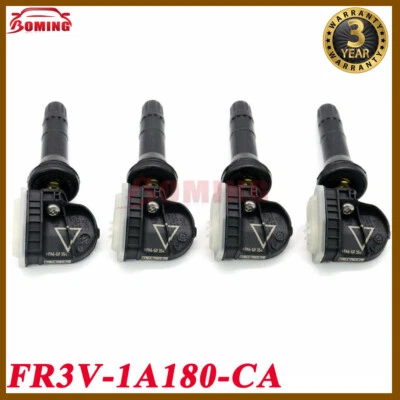 Sensores de presión de neumáticos TPMS de 4 piezas para Ford F250 F350 F450 Super Duty FR3V-1A180-CA Foto 1 de 4