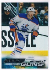 2022-23 UPPER DECK YOUNG GUNS CLEAR CUT JAMES HAMBLIN ROOKIE EDMONTON OILERS
