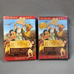 Kids' Ten Commandments - The Complete Collection DVD 3-Disc Set new sealed cover - Picture 1 of 9