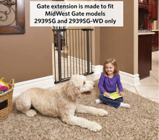 MidWest Steel Pet Gate Extension Pet Gate Extension Measures 6" Wide x 39" Hi...