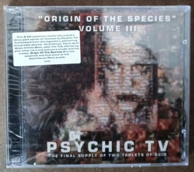 PSYCHIC TV - "ORIGIN OF THE SPECIES VOL. III" RARE/SEALED '02 THROBBING GRISTLE! Foto 1 de 2