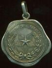 RARE PARAGUAY COLLEGE TO ARGENTINA MILITARY SCHOOL SILVER MEDAL AWARD 15.8.1928