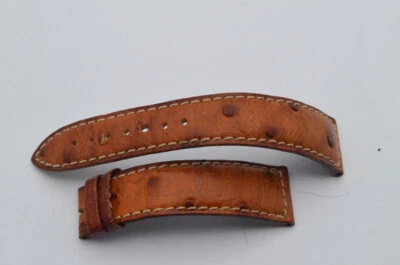 Jaeger Lecoultre Leather Bracelet 19Mm For Buckle 16Mm Vintage Brown - Image 1 of 2