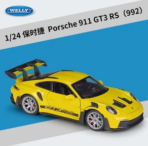 Welly 1:24 Porsche 911 GT3 RS 992 Model Diecast Car Vehicles New in Box - Picture 1 of 12