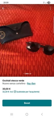 occhiali da sole uomo rayban - Immagine 1 di 4