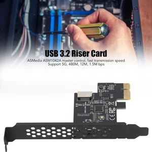 Condensadores cerámicos tarjeta vertical USB3.2 PCI E doble protección para PC L8I7 - Imagen 1 de 10