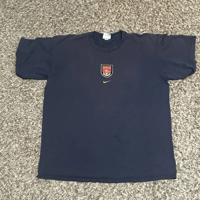 Camiseta Nike De Colección Arsenal FC Londres Fútbol Centro Swoosh Años 90 Y2K Foto 1 de 4