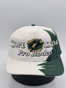 Vintage Copenhagen SKOAL Pro Rodeo gezackter Rand Kau Promo Mütze Kappe Vintage Strapback  - Bild 1 von 12