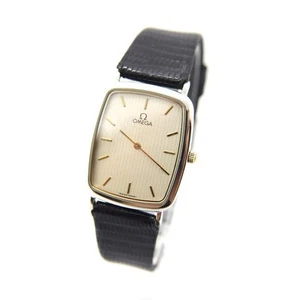 Omega De Ville Watch Men's Quartz 26mm White Vintage Used - Picture 1 of 16