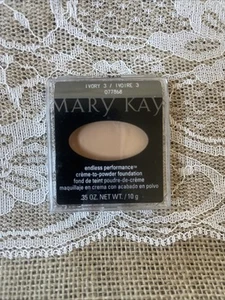 MARY KAY ENDLESS PERFORMANCE CREME TO POWDER FOUNDATION~CREAM~IVORY 3 - Picture 1 of 2
