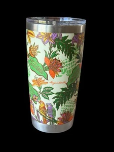 Margaritaville Jimmy Buffet  20 Oz Tropical Floral Stainless Steel Travel Cup - Picture 1 of 7