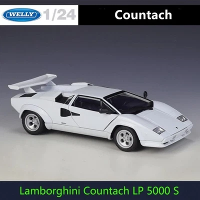 1:24 Lamborghini Countach LP5000s Alloy Sport Car Model Diecast Metal Toy Gift - Image 1 of 4