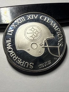 STEELERS 1 Feinunze Silbermedaille - Bild 1 von 3
