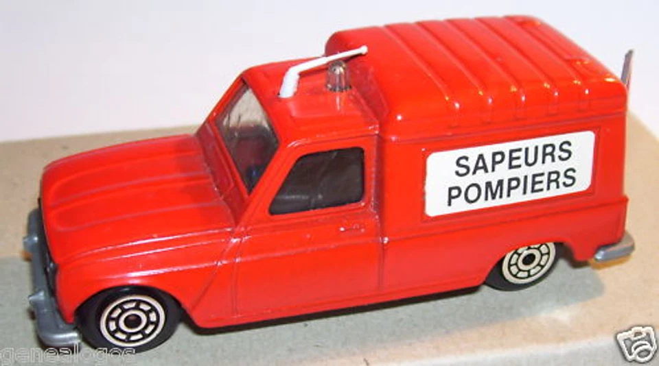 NOREV JET CAR RENAULT 4 4L R4 FURGONCINO POMPIERI B - Immagine 1 di 1