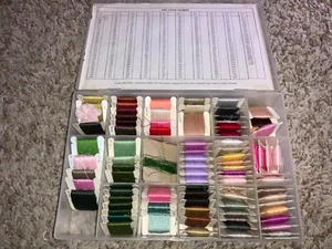 Embroidery Floss and Case - Picture 1 of 5