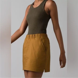 Prana Double Peak Skort in Antique Bronze Sz 8 NEW Activewear Hiking Adventure - Picture 1 of 11