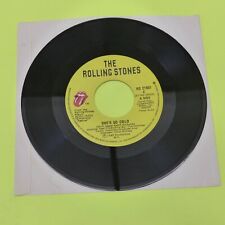 The Rolling Stones She's So Cold / Send It To Me - 45 Record Vinyl Album 7"